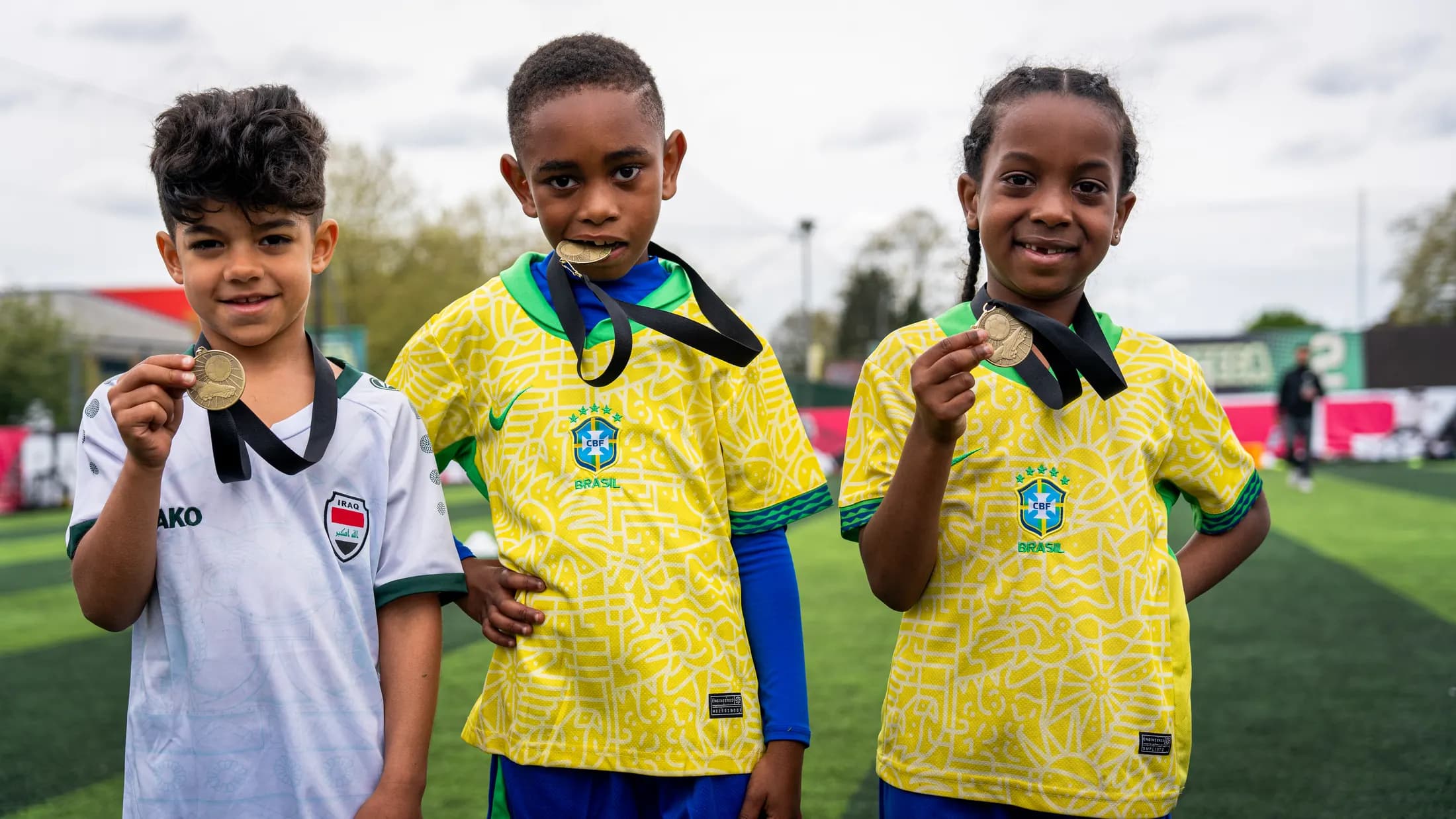 Confidence moments at a YKQ Sports training session